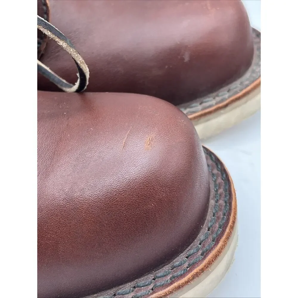 JK Boots Forefront High Grade American Leather Brown Men’s Work Boots Sz 12 E